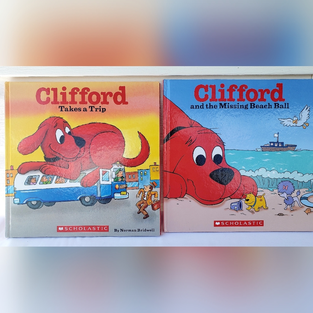 1992 & 2002 Clifford the Big Red Dog Books!!!